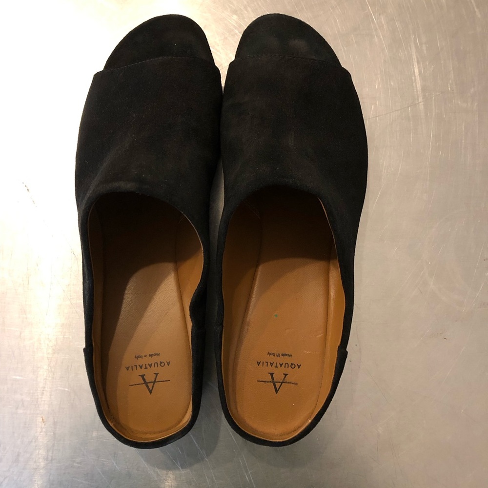 Aquatalia Adriana Suede Mule Sandal - Picture 6 of 7